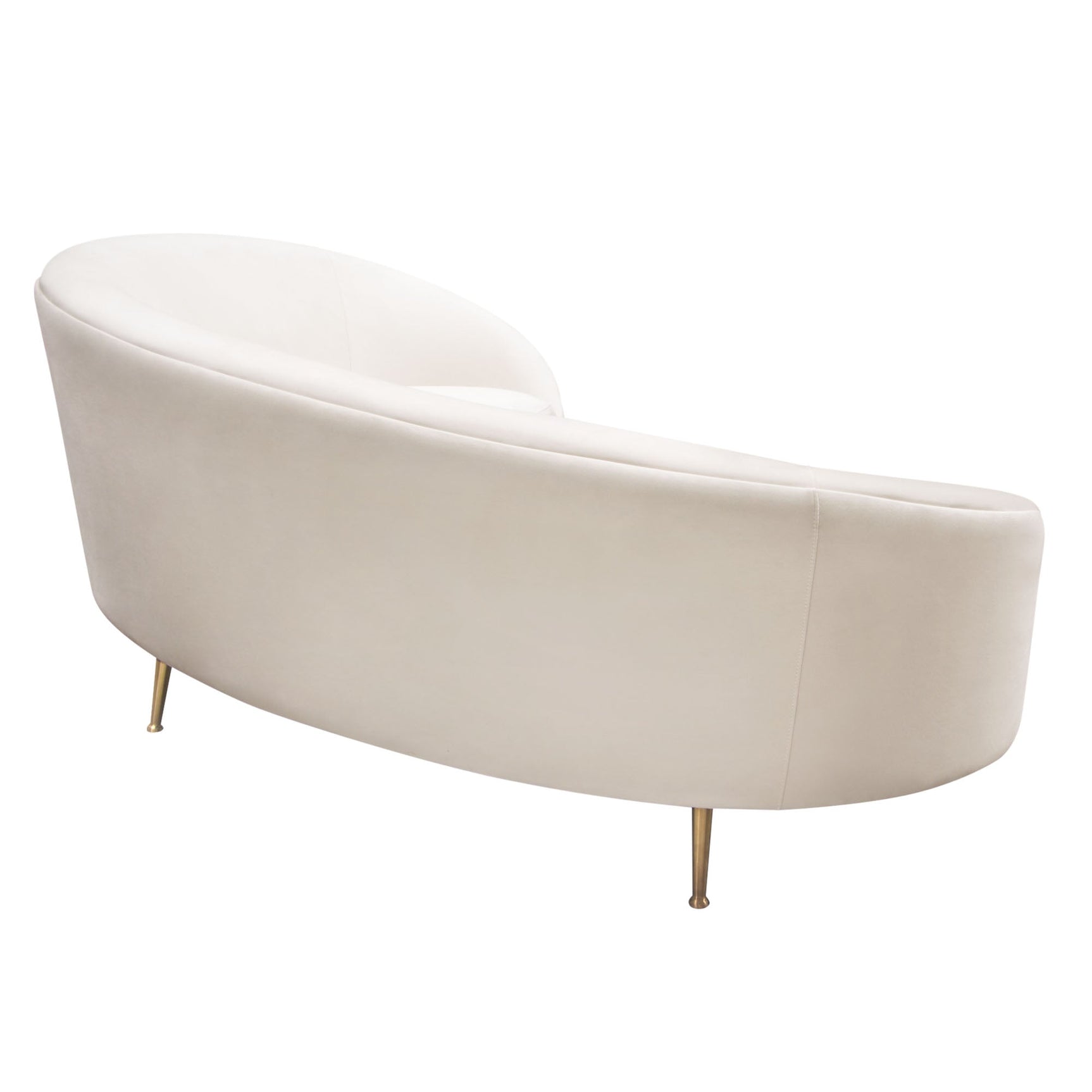 Celine Cream Curved Sofa - Ornate Home