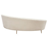 Celine Cream Curved Sofa - Ornate Home