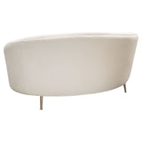 Celine Cream Curved Sofa - Ornate Home