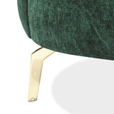 Celine Gold/Emerald Accent Chair - Ornate Home