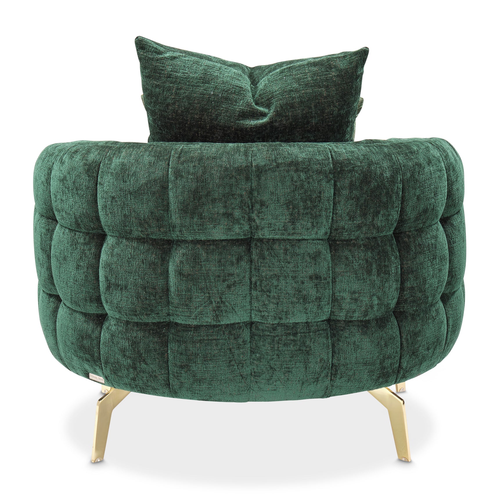Celine Gold/Emerald Accent Chair - Ornate Home