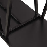 Celine Side Table Console in Black - Ornate Home