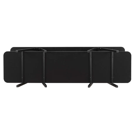 Celine Side Table Console in Black - Ornate Home