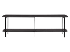 Celine Side Table Console in Black - Ornate Home