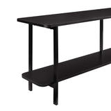 Celine Side Table Console in Black - Ornate Home