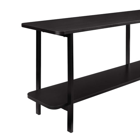 Celine Side Table Console in Black - Ornate Home