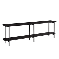 Celine Side Table Console in Black - Ornate Home
