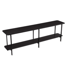 Celine Side Table Console in Black - Ornate Home