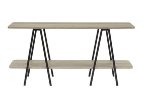 Celine Side Table Console in Rustic Grey - Ornate Home