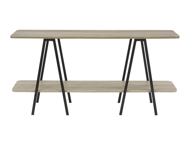 Celine Side Table Console in Rustic Grey - Ornate Home