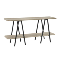 Celine Side Table Console in Rustic Grey - Ornate Home