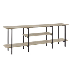 Celine Side Table Console in Rustic Grey - Ornate Home