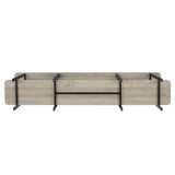 Celine Side Table Console in Rustic Grey - Ornate Home