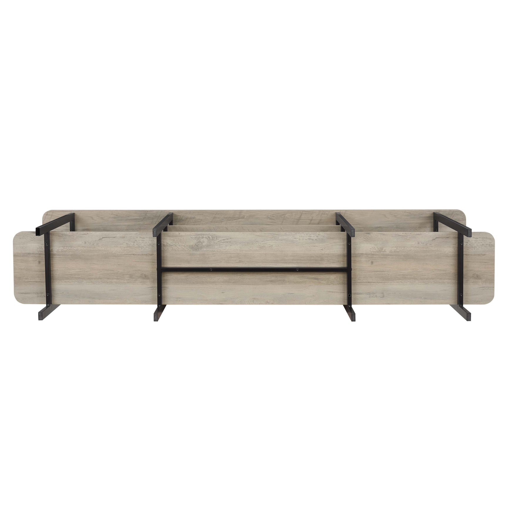 Celine Side Table Console in Rustic Grey - Ornate Home