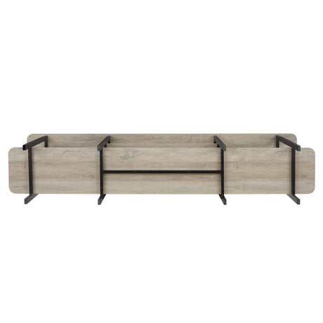 Celine Side Table Console in Rustic Grey - Ornate Home