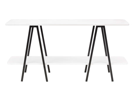 Celine Side Table Console in White - Ornate Home