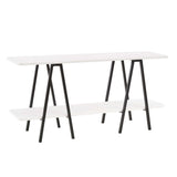 Celine Side Table Console in White - Ornate Home