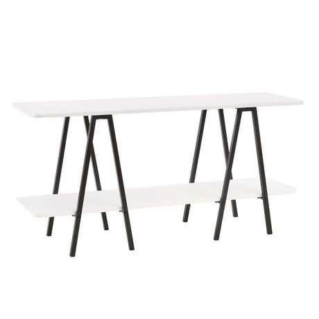Celine Side Table Console in White - Ornate Home