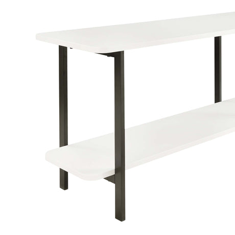 Celine Side Table Console in White - Ornate Home