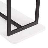 Celine Side Table Console in White - Ornate Home
