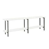 Celine Side Table Console in White - Ornate Home