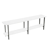 Celine Side Table Console in White - Ornate Home