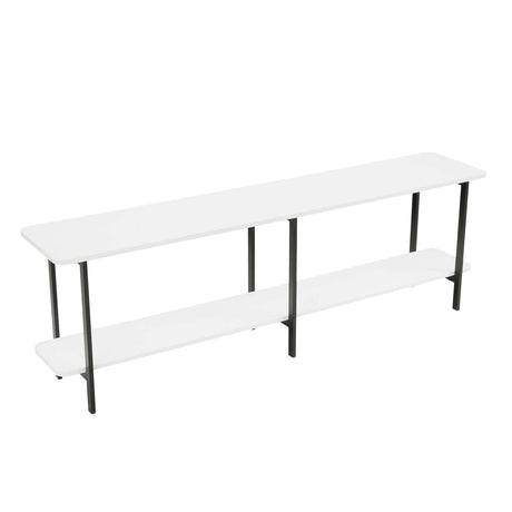 Celine Side Table Console in White - Ornate Home