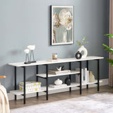 Celine Side Table Console in White - Ornate Home