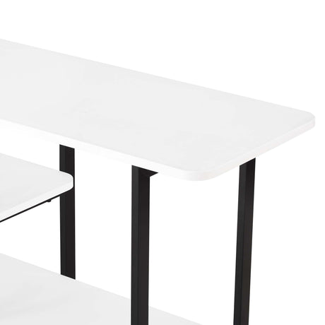 Celine Side Table Console in White - Ornate Home
