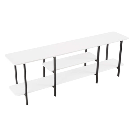 Celine Side Table Console in White - Ornate Home