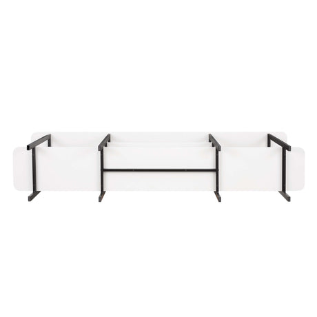 Celine Side Table Console in White - Ornate Home