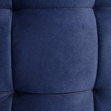 Celine Silver/Indigo Accent Chair - Ornate Home