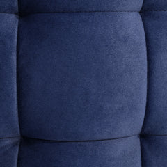 Celine Silver/Indigo Accent Chair - Ornate Home