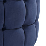 Celine Silver/Indigo Accent Chair - Ornate Home