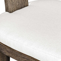 Cellini Weathered Gray/White Outdoor Bar Stool - Ornate Home