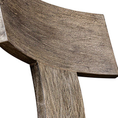 Cellini Weathered Gray/White Outdoor Bar Stool - Ornate Home