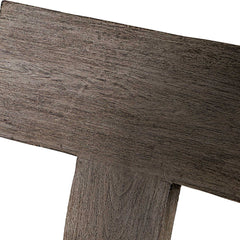 Cellini Weathered Gray/White Outdoor Counter Stool - Ornate Home