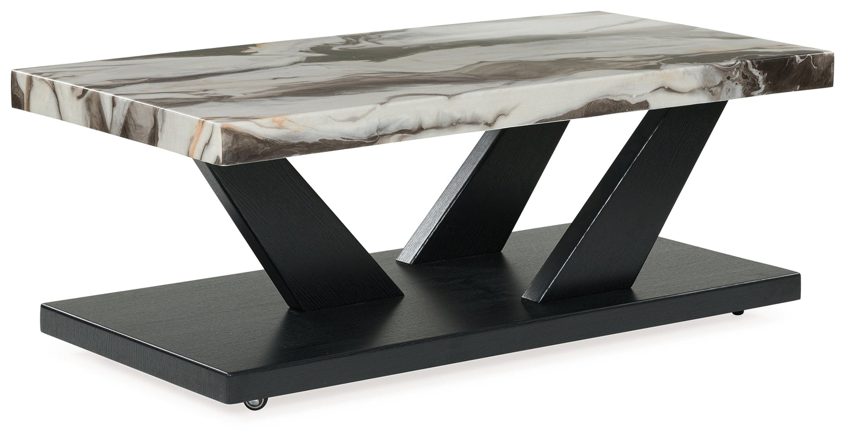 Cendill Dark Brown/White/Black Occasional Table Set (Set of 3) (Online Special Price) - Ornate Home
