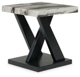 Cendill Dark Brown/White/Black Occasional Table Set (Set of 3) (Online Special Price) - Ornate Home