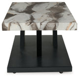 Cendill Dark Brown/White/Black Occasional Table Set (Set of 3) (Online Special Price) - Ornate Home