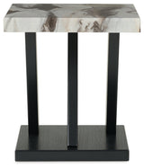 Cendill Dark Brown/White/Black Occasional Table Set (Set of 3) (Online Special Price) - Ornate Home