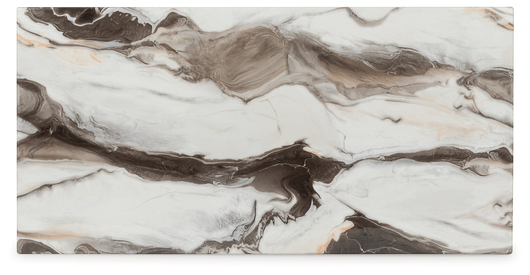 Cendill Dark Brown/White/Black Occasional Table Set (Set of 3) - Ornate Home