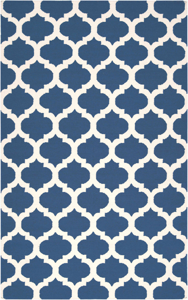 Centenary Navy Wool Area Rug - Clearance - Ornate Home