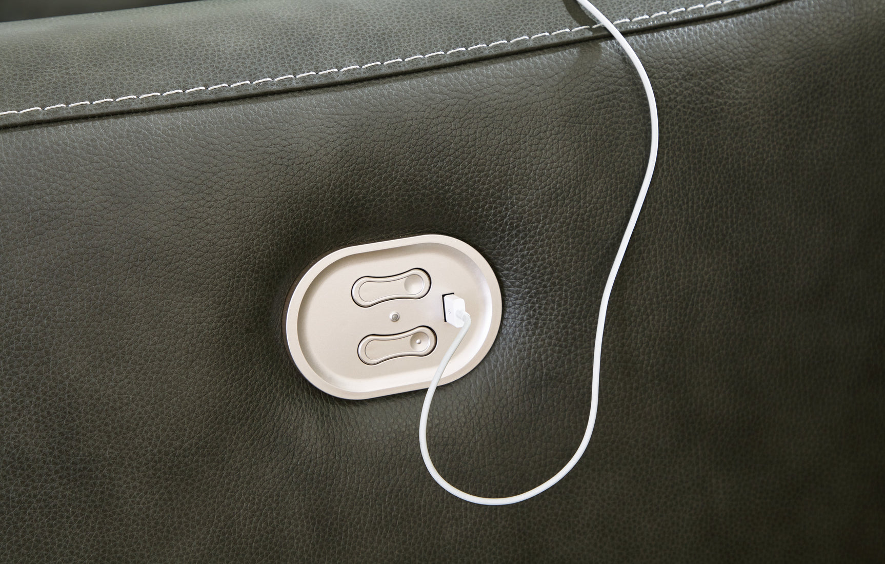 Center Line Dark Gray 5-Piece Power Reclining Sectional - Ornate Home