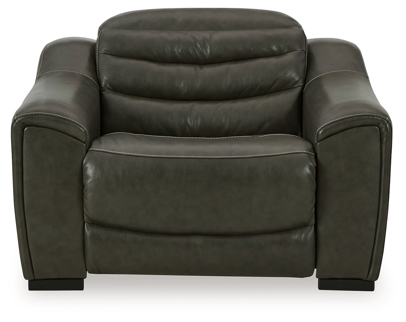 Center Line Dark Gray Power Recliner - Ornate Home
