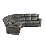 Centeroak Brown 3-Piece Reclining Sectional - Ornate Home