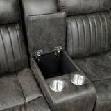 Centeroak Brown 3-Piece Reclining Sectional - Ornate Home