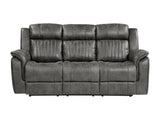 Centeroak Brown Double Reclining Sofa - Ornate Home