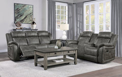 Centeroak Brown Double Reclining Sofa - Ornate Home
