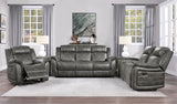 Centeroak Brown Double Reclining Sofa - Ornate Home